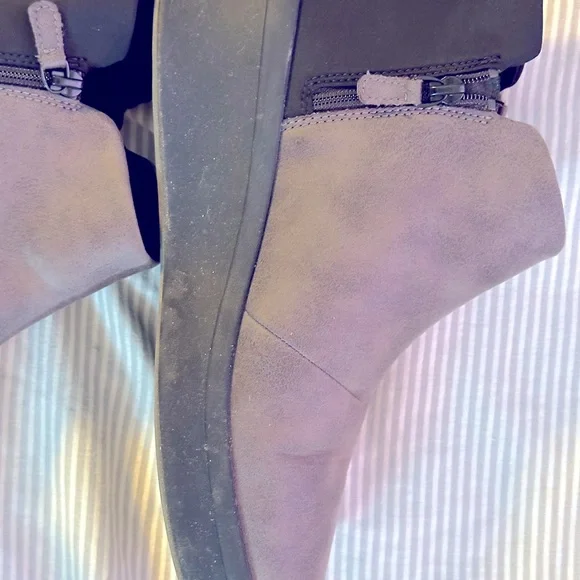 ⭐️CLARKS CLOUDSTEPPER Step Rise Up Leather Ankle Boots, Wm. Sz.10🌻 - Picture 9 of 15